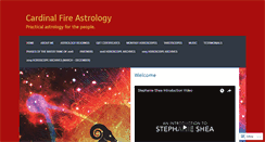 Desktop Screenshot of cardinalfireastrology.com