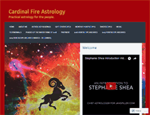 Tablet Screenshot of cardinalfireastrology.com